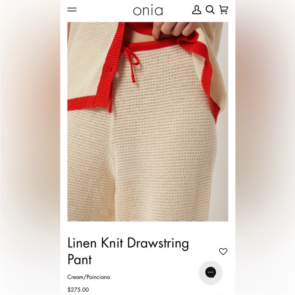Tuckernuck Onia Drawstring Linen Knit Pants
Lounge Beach Pants